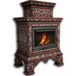 Каминная облицовка КимрПечь Кострома пристенная двухъярусная Декабрь